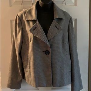 Anne Klein Houndstooth Blazer Super Cute